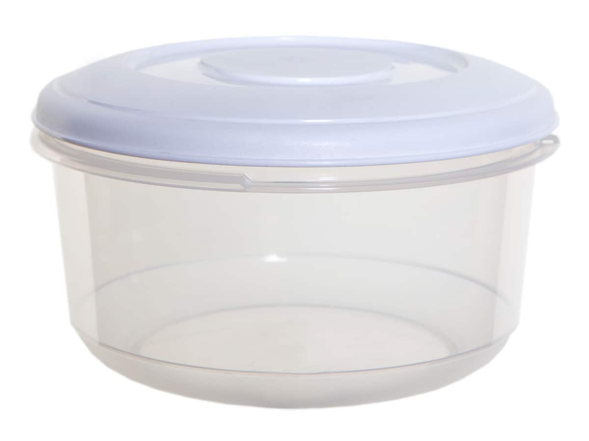 1Ltr Round Plastic Food Storage Container - Medways Cash & Carry